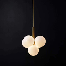 Dawson Grape Frosted 5 Light Chandelier